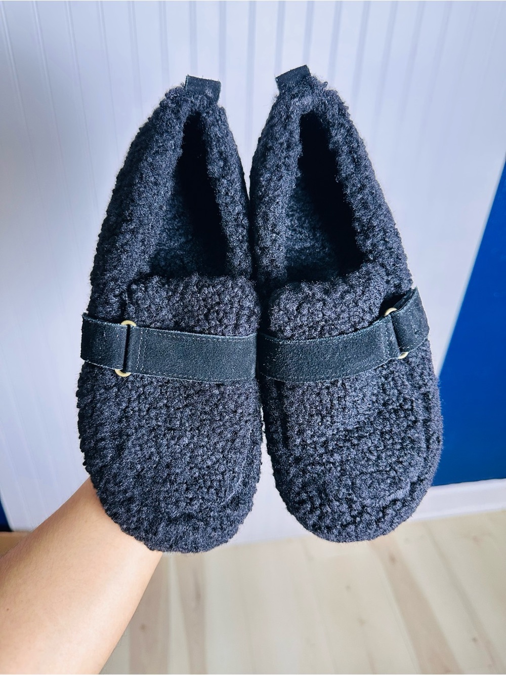 Vionic womens Izzy Mule Slippers Size 9 Cozy Black faux-shearling - Picture 15 of 15